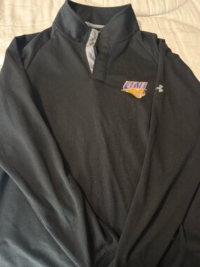 Under Armour Black Performance Pullover with Reflective Trim